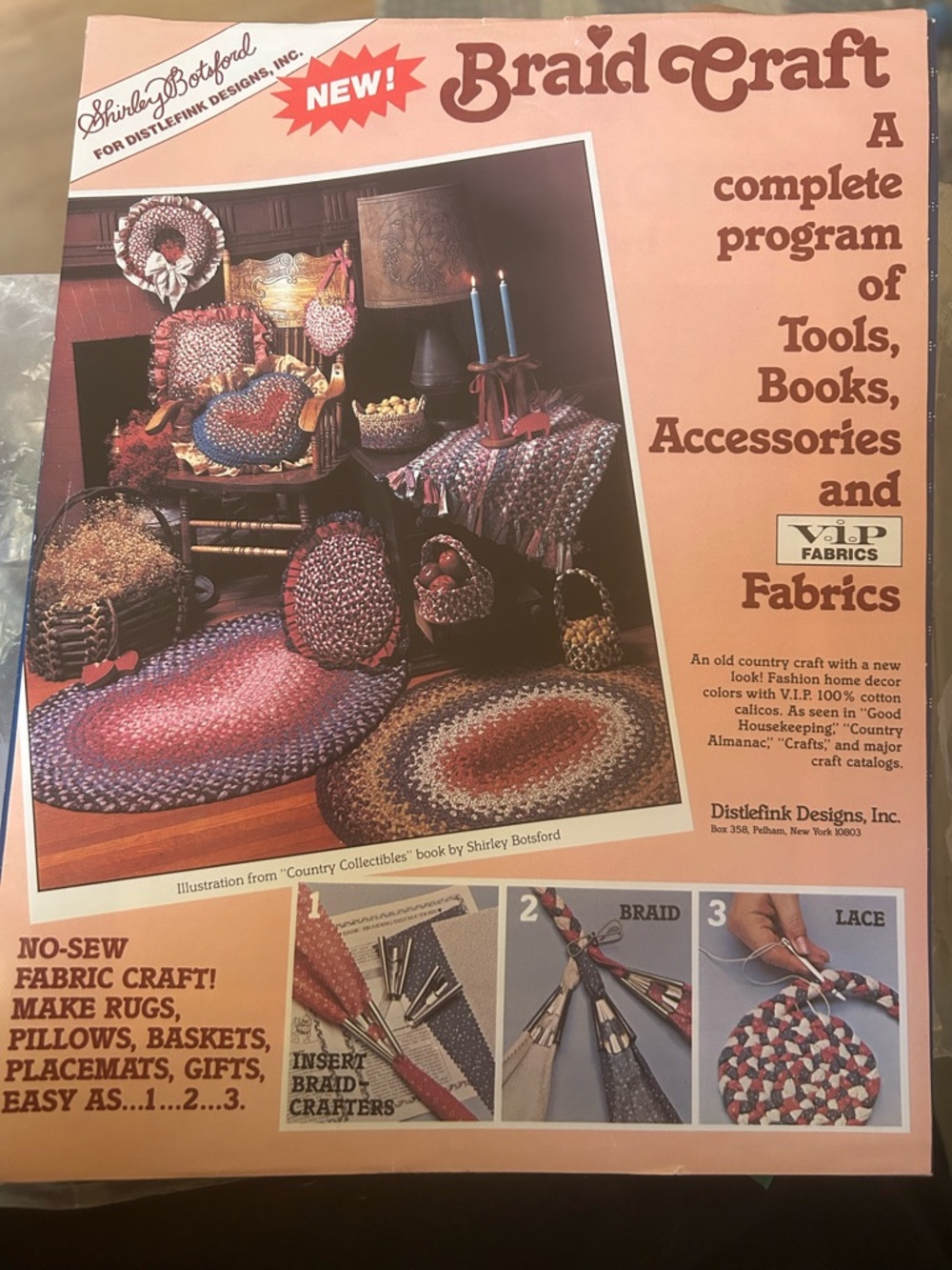 Braid Craft Instructional Booklets Tools Books Accessories Braided Rugs Pillows